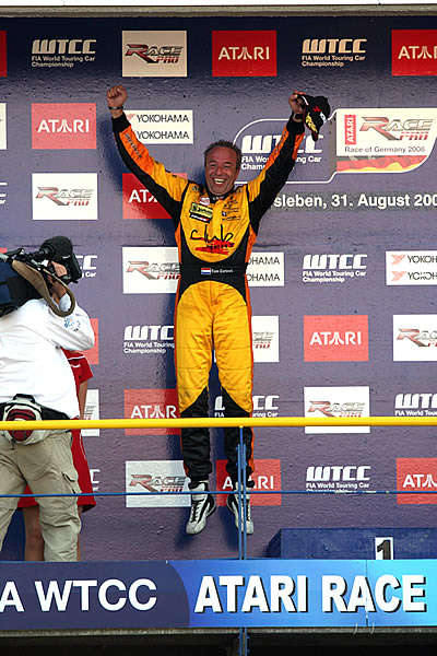 Tom Coronel blij met podiumplaats